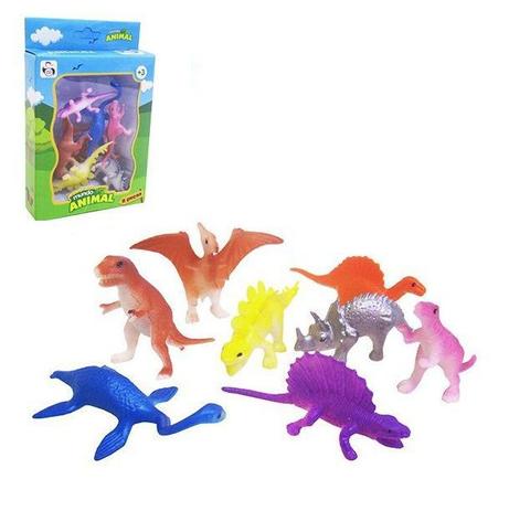 Kit 8 peças mundo animal - 8 dinossauro de pvc diferentes - Pica pau Menor preço em Kit 8 peças mundo animal - 8 dinossauro de pvc diferentes - Pica pau