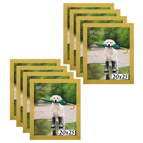 Kit 8 Porta Retrato Molduras 20x25 Amarelo - Santamaria molduras Menor preço em Kit 8 Porta Retrato Molduras 20x25 Amarelo - Santamaria molduras