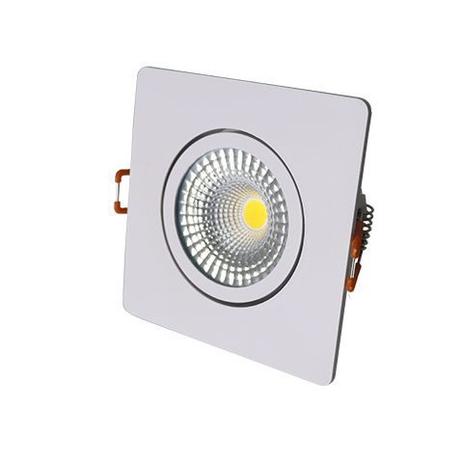 Kit 8 Spot Quadrado Embutir de Led 7w Branco Frio Dicroica - Chandelie Menor preço em Kit 8 Spot Quadrado Embutir de Led 7w Branco Frio Dicroica - Chandelie