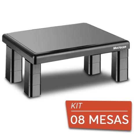 Kit 8 Suportes Para Monitor De Mesa Multilaser Quadrado Menor preço em Kit 8 Suportes Para Monitor De Mesa Multilaser Quadrado