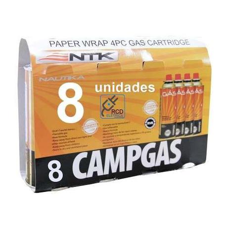 Kit 8 Unidades De Refil Campgás Original Nautika - Ntk Menor preço em Kit 8 Unidades De Refil Campgás Original Nautika - Ntk
