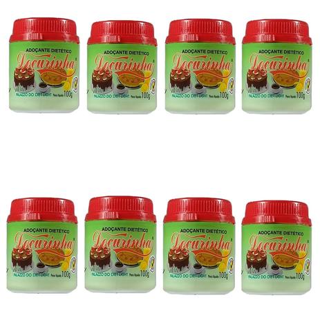 Kit 8 X Adoçante Dietético Doçurinha 100g - Palazzo do Diet Light Menor preço em Kit 8 X Adoçante Dietético Doçurinha 100g - Palazzo do Diet Light