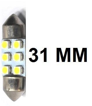 Kit 80 Lampada Torpedo C5w 6 Led Branco 31 Mm 12v - Mfl Menor preço em Kit 80 Lampada Torpedo C5w 6 Led Branco 31 Mm 12v - Mfl