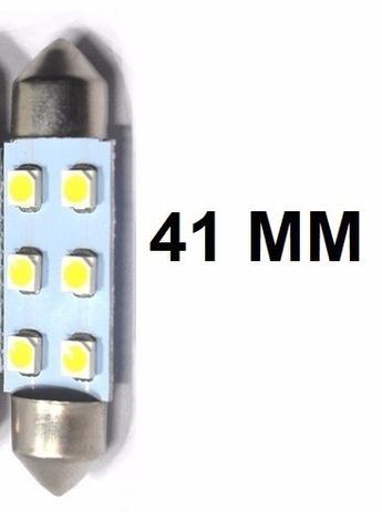 Kit 80 Lampada Torpedo C5w 6 Led Branco 41 Mm 12v - Mfl Menor preço em Kit 80 Lampada Torpedo C5w 6 Led Branco 41 Mm 12v - Mfl