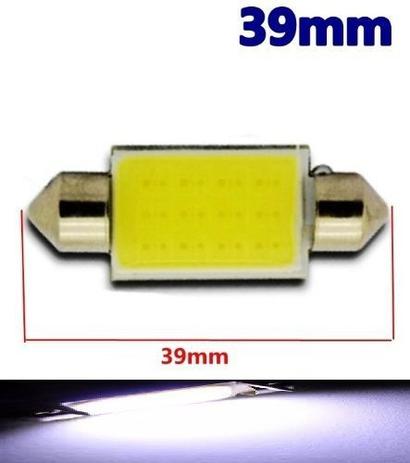 Kit 80 Lampada Torpedo C5w Cob Led Branca 39 Mm 12v - Mfl Menor preço em Kit 80 Lampada Torpedo C5w Cob Led Branca 39 Mm 12v - Mfl