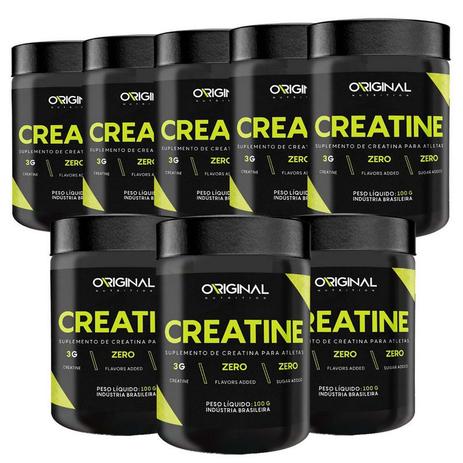 Kit 8x Creatina 100 Pure 100g - Original Nutrition Menor preço em Kit 8x Creatina 100 Pure 100g - Original Nutrition