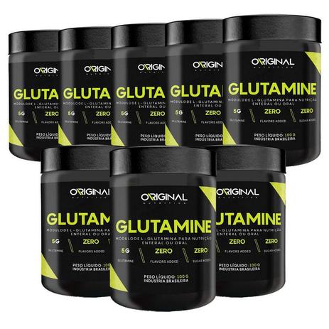 Kit 8x Glutamina ON 100 Pure 100g - Original Nutrition Menor preço em Kit 8x Glutamina ON 100 Pure 100g - Original Nutrition