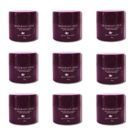 Kit 9 Desodorante Em Creme Pierre Alexander Antitranspirante 50g Menor preço em Kit 9 Desodorante Em Creme Pierre Alexander Antitranspirante 50g