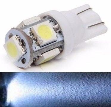 Kit 90 Lampada T10 5 Led Branca 12v - Mfl Menor preço em Kit 90 Lampada T10 5 Led Branca 12v - Mfl