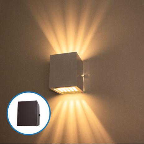 Kit 9x Arandela Efeito 10 Fachos Alumínio Marrom + Lâmpada Led G9 5w Branco Quente St910 - Starlumen Menor preço em Kit 9x Arandela Efeito 10 Fachos Alumínio Marrom + Lâmpada Led G9 5w Branco Quente St910 - Starlumen