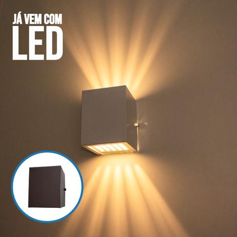 Kit 9x Arandela Efeito 10 Fachos Alumínio Marrom + Lâmpada Led G9 7w Branco Quente St910 - Starlumen Menor preço em Kit 9x Arandela Efeito 10 Fachos Alumínio Marrom + Lâmpada Led G9 7w Branco Quente St910 - Starlumen