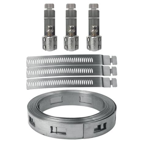 Kit Abracadeira Multitoc ACO Carbono 3 Pecas Menor preço em Kit Abracadeira Multitoc ACO Carbono 3 Pecas
