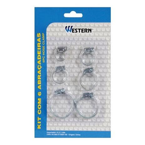 Kit Abraçadeiras 6 Peças Western Menor preço em Kit Abraçadeiras 6 Peças Western