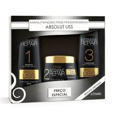 Kit Absolut Liss Triskle - Liso Mais Q Perfeito - Triskle cosméticos Menor preço em Kit Absolut Liss Triskle - Liso Mais Q Perfeito - Triskle cosméticos