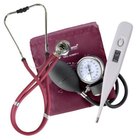 Kit Acadêmico Estetoscópio E Esfigmomanômetro Incoterm Bordô Menor preço em Kit Acadêmico Estetoscópio E Esfigmomanômetro Incoterm Bordô