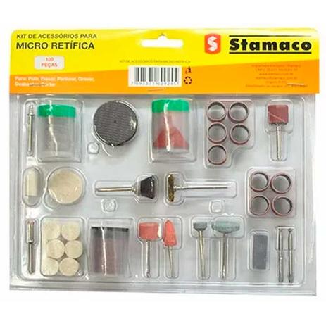 Kit acessórios p/micro retifica stamaco Menor preço em Kit acessórios p/micro retifica stamaco