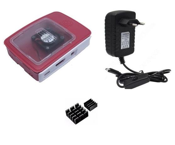 Kit Acessórios P/ Raspberry Pi 3 - Case Official C/ Cooler - Monkey business br Menor preço em Kit Acessórios P/ Raspberry Pi 3 - Case Official C/ Cooler - Monkey business br