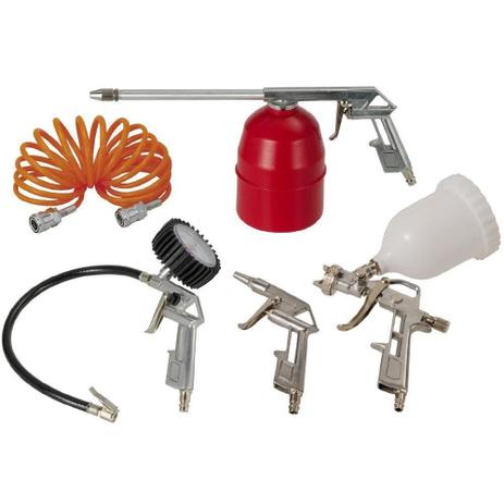 Kit acessórios para compressor de ar com 5 peças - Schulz Menor preço em Kit acessórios para compressor de ar com 5 peças - Schulz