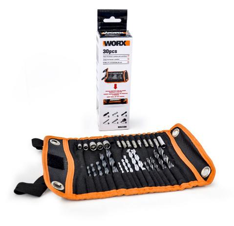 Kit Acessórios Worx 30 Peças - Brocas e Bits - Wa 1106 Menor preço em Kit Acessórios Worx 30 Peças - Brocas e Bits - Wa 1106