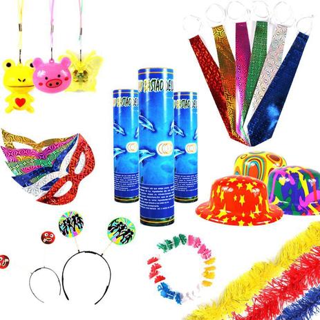 Kit Adereços Econômico 200 Itens - Aluá festas Menor preço em Kit Adereços Econômico 200 Itens - Aluá festas