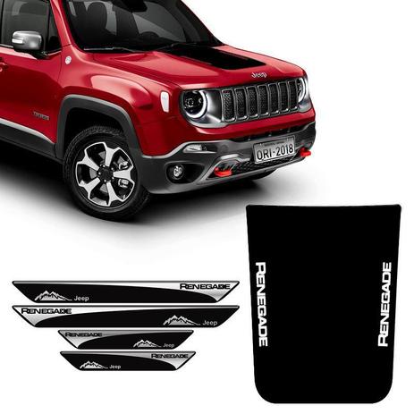 Kit Adesivo Capô Jeep Renegade 2016/2019 + Soleira Protetora - Sportinox Menor preço em Kit Adesivo Capô Jeep Renegade 2016/2019 + Soleira Protetora - Sportinox