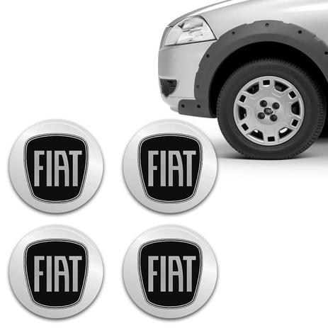 Kit Adesivo De Calota Emblema Fiat Black Piano Resinado 55mm - Sportinox Menor preço em Kit Adesivo De Calota Emblema Fiat Black Piano Resinado 55mm - Sportinox