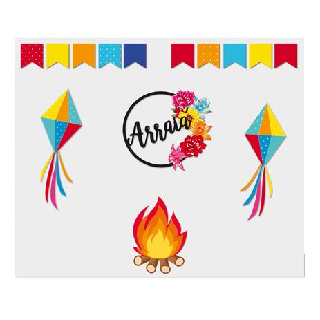 Kit Adesivo Para Vitrine Especial Festa Junina Arraial 64x47 - Cromus é boa?