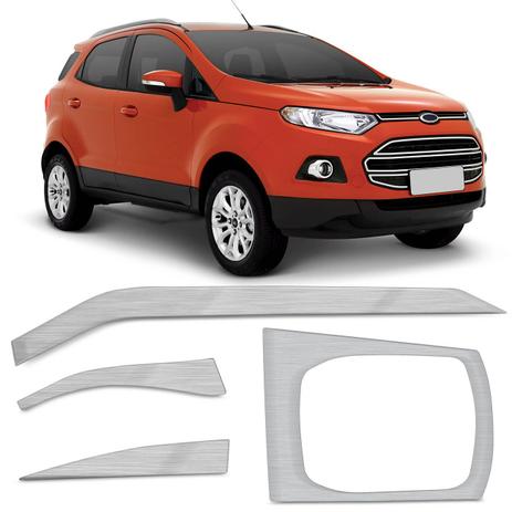 Kit Adesivo Resinado Moldura Painel Ecosport 2012 a 2018 Cromado Efeito Escovado Fácil Aplicação - Ck Menor preço em Kit Adesivo Resinado Moldura Painel Ecosport 2012 a 2018 Cromado Efeito Escovado Fácil Aplicação - Ck