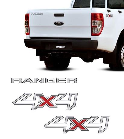 Kit Adesivos 4x4 Ranger XL 2013 A 2016 Prata + Emblema Tras. - Sportinox Menor preço em Kit Adesivos 4x4 Ranger XL 2013 A 2016 Prata + Emblema Tras. - Sportinox