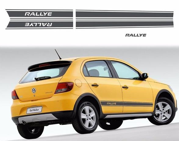 Kit Adesivos Faixas Laterais Grafite Gol Rallye G5 2011 - Sportinox Menor preço em Kit Adesivos Faixas Laterais Grafite Gol Rallye G5 2011 - Sportinox