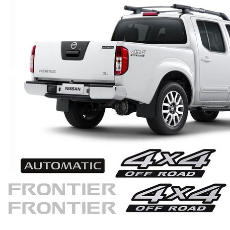 Kit Adesivos Nissan Frontier 4x4 Off Road Automatic Escovado - Sportinox Menor preço em Kit Adesivos Nissan Frontier 4x4 Off Road Automatic Escovado - Sportinox