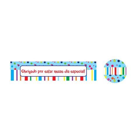 Kit Adesivos para Personalizar Festa Circo 20 unidades Duster - Festabox é boa?