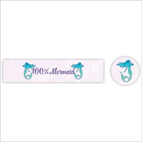 Kit Adesivos para Personalizar Festa Sereia 20 unidades Duster - Festabox Menor preço em Kit Adesivos para Personalizar Festa Sereia 20 unidades Duster - Festabox