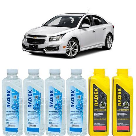 Kit aditivo radiador anticorrosivo vermelho + agua desmineralizada - chevrolet cruze sedan - r8704 - Radiex é ruim? Kit aditivo radiador anticorrosivo vermelho + agua desmineralizada - chevrolet cruze sedan - r8704 - Radiex é boa?