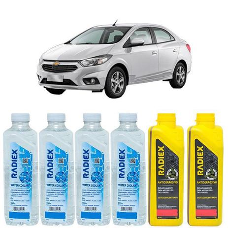 Kit aditivo radiador anticorrosivo vermelho + agua desmineralizada - chevrolet prisma - r8704 - Radiex é boa?