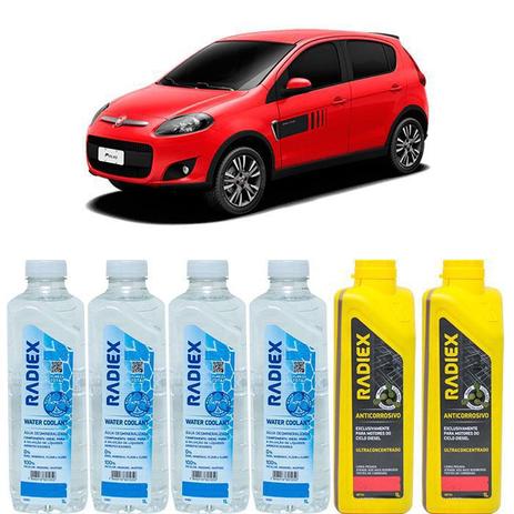 Kit aditivo radiador anticorrosivo vermelho + agua desmineralizada - fiat palio - r8704 - Radiex Menor preço em Kit aditivo radiador anticorrosivo vermelho + agua desmineralizada - fiat palio - r8704 - Radiex