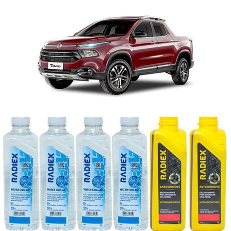 Kit aditivo radiador anticorrosivo vermelho + agua desmineralizada - fiat toro - r8704 - Radiex é ruim? Kit aditivo radiador anticorrosivo vermelho + agua desmineralizada - fiat toro - r8704 - Radiex é boa?