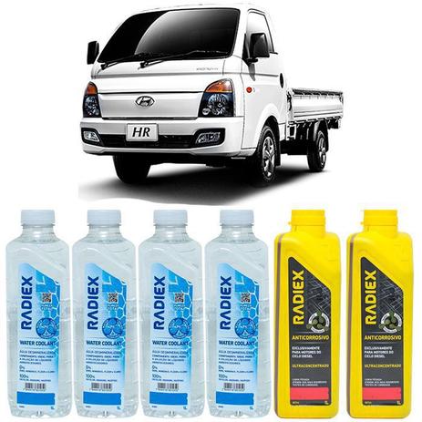 Kit aditivo radiador anticorrosivo vermelho + agua desmineralizada - hyundai hr - r8704 - Radiex Menor preço em Kit aditivo radiador anticorrosivo vermelho + agua desmineralizada - hyundai hr - r8704 - Radiex