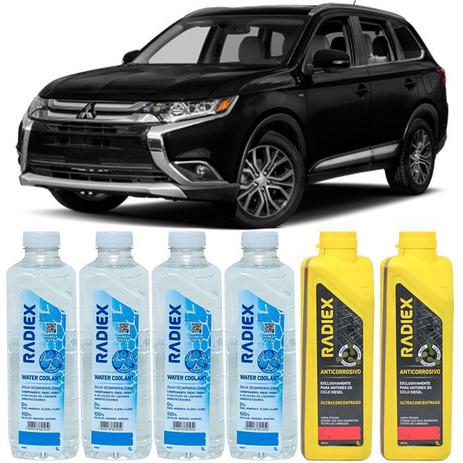 Kit aditivo radiador anticorrosivo vermelho + agua desmineralizada - mitsubishi outlander - r8704 - Radiex Menor preço em Kit aditivo radiador anticorrosivo vermelho + agua desmineralizada - mitsubishi outlander - r8704 - Radiex