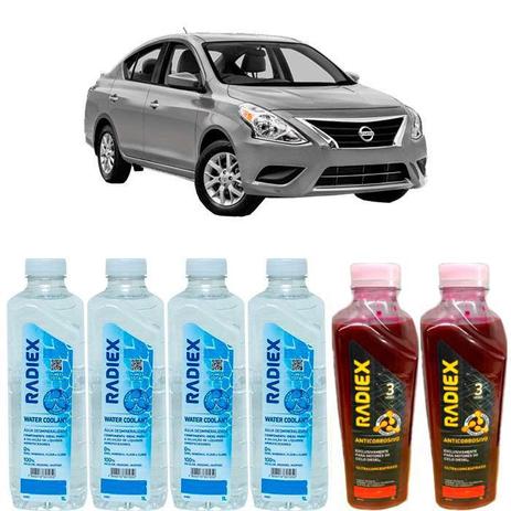 Kit aditivo radiador anticorrosivo vermelho + agua desmineralizada - nissan versa - r8704 - Radiex é ruim? Kit aditivo radiador anticorrosivo vermelho + agua desmineralizada - nissan versa - r8704 - Radiex é boa?