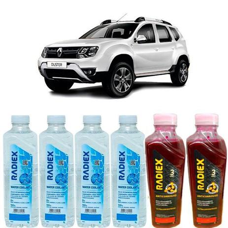 Kit aditivo radiador anticorrosivo vermelho + agua desmineralizada - renault duster - r8704 - Radiex é boa?