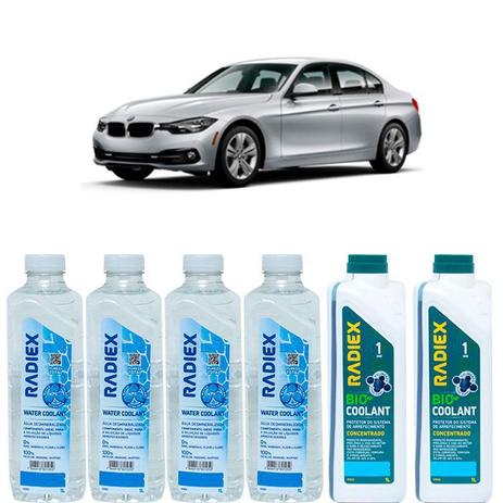 Kit aditivo radiador bio coolant concentrado azul + agua desmineralizada - bmw 320 - r1922 - Radiex é boa?