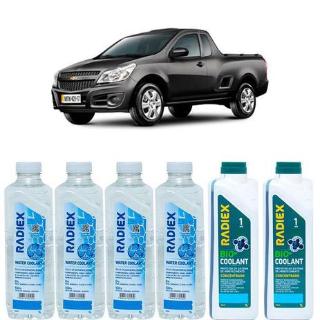 Kit aditivo radiador bio coolant concentrado azul + agua desmineralizada - chevrolet montana - r1922 - Radiex é boa?