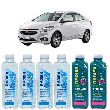 Kit aditivo radiador bio coolant concentrado rosa + agua desmineralizada - chevrolet prisma - r1923 - Radiex é ruim? Kit aditivo radiador bio coolant concentrado rosa + agua desmineralizada - chevrolet prisma - r1923 - Radiex é boa?