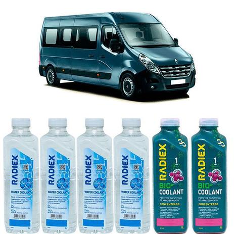 Kit aditivo radiador bio coolant concentrado rosa + agua desmineralizada - renault master - r1923 - Radiex é ruim? Kit aditivo radiador bio coolant concentrado rosa + agua desmineralizada - renault master - r1923 - Radiex é boa?