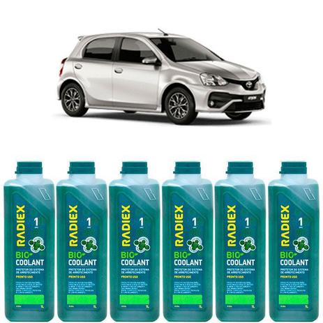 Kit aditivo radiador bio coolant pronto para uso verde - toyota etios (hatch) - r1896 - Radiex Menor preço em Kit aditivo radiador bio coolant pronto para uso verde - toyota etios (hatch) - r1896 - Radiex