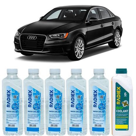 Kit aditivo radiador bio coolant superconcentrado amarelo + agua desmineralizada - audi a3 sedan - r1883 - Radiex é boa?