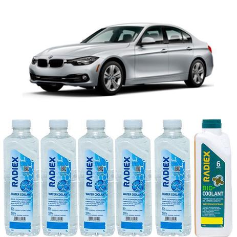 Kit aditivo radiador bio coolant superconcentrado amarelo + agua desmineralizada - bmw 320 - r1883 - Radiex é boa?