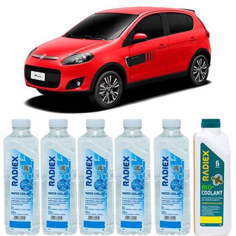 Kit aditivo radiador bio coolant superconcentrado amarelo + agua desmineralizada - fiat palio - r1883 - Radiex é boa?