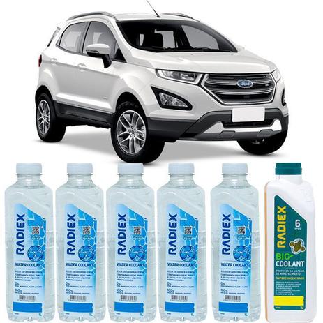 Kit aditivo radiador bio coolant superconcentrado amarelo + agua desmineralizada - ford ecosport - r1883 - Radiex é boa?